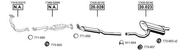 Exhaust System TO201200