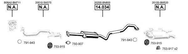 Exhaust System NI140260