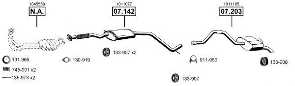 Exhaust System FO073925