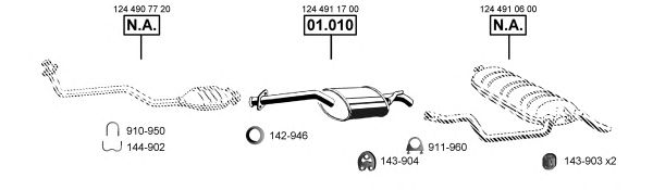 Exhaust System ME011915