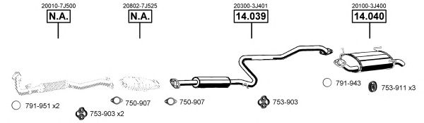 Exhaust System NI141485