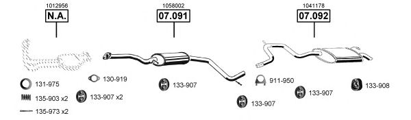 Exhaust System FO073520