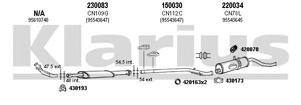 Exhaust System 180239E