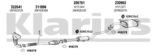 Exhaust System 450100E