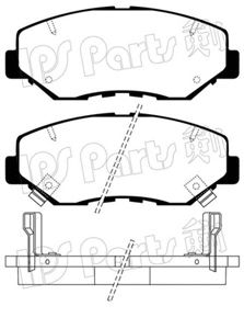Brake Pad Set, disc brake IBD-1486