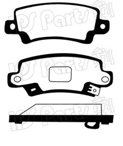 Brake Pad Set, disc brake IBR-1257