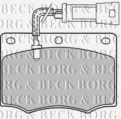 Brake Pad Set, disc brake BBP1058
