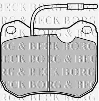 Brake Pad Set, disc brake BBP1064