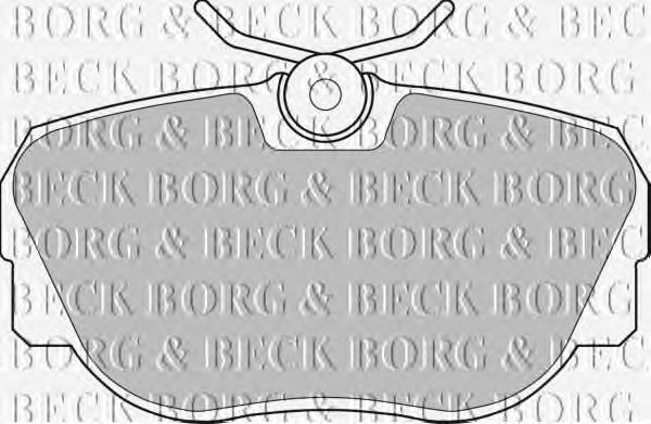 Brake Pad Set, disc brake BBP1119