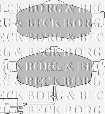 Brake Pad Set, disc brake BBP1408