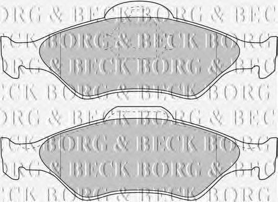 Brake Pad Set, disc brake BBP1616