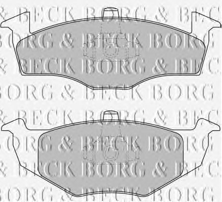 Brake Pad Set, disc brake BBP1691