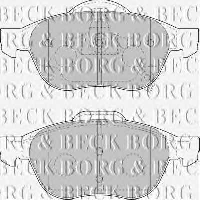 Brake Pad Set, disc brake BBP1857