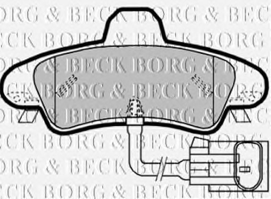 Brake Pad Set, disc brake BBP1908