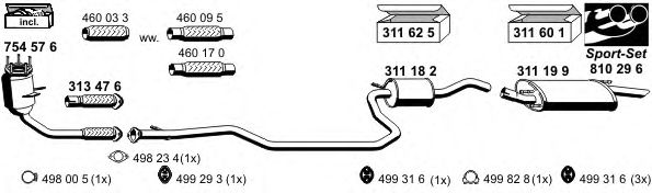 Exhaust System 150005