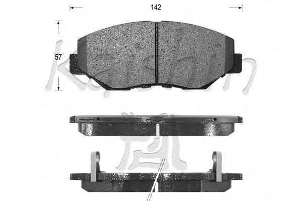Brake Pad Set, disc brake D5128