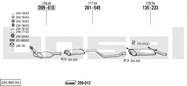 Exhaust System 024.960.64