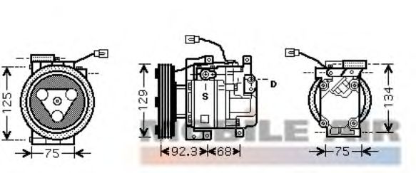 Compressor, air conditioning 6027K219