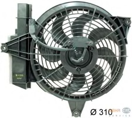 Ventilator, condensator airconditioning 8EW 351 034-601