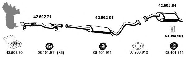 Exhaust System 422008