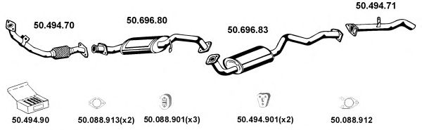 Exhaust System 502043