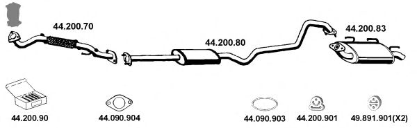 Exhaust System 442007