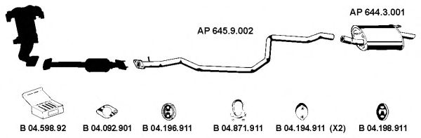Exhaust System AP_2155