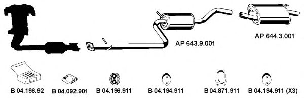 Exhaust System AP_2180