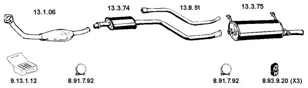 Exhaust System 222251