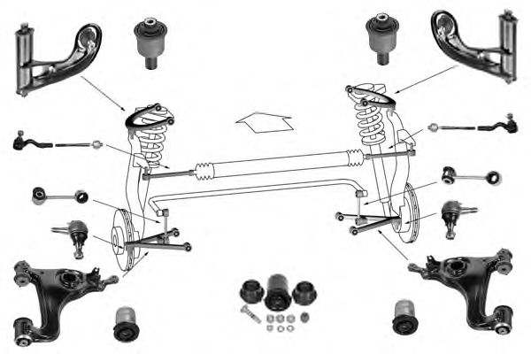 Steering; Wheel Suspension WG0153900