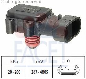 Air Pressure Sensor, height adaptation; Sensor, intake manifold pressure 10.3024