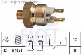 Temperature Switch, coolant warning lamp 7.4056