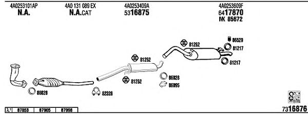 Exhaust System AD25104