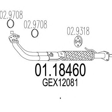 Exhaust Pipe 01.18460