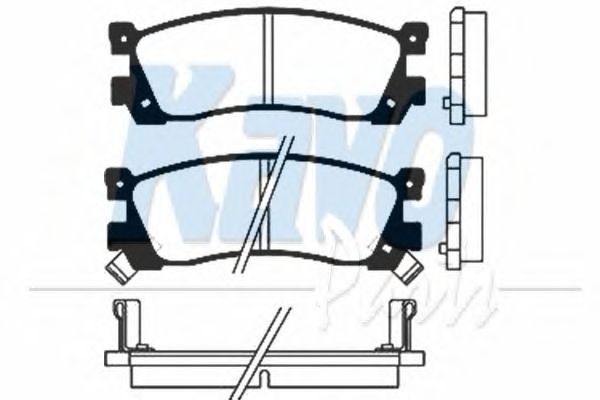 Brake Pad Set, disc brake BP-4537