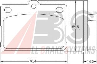 Brake Pad Set, disc brake 36072