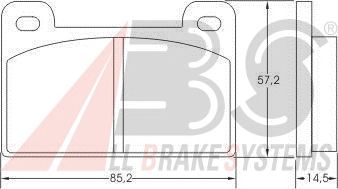 Brake Pad Set, disc brake 36372