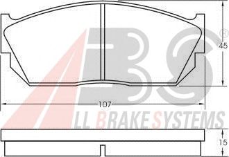 Brake Pad Set, disc brake 36495