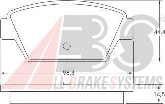 Brake Pad Set, disc brake 36609