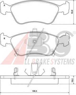 Brake Pad Set, disc brake 37029