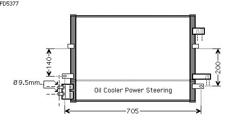 Condenser, air conditioning FD5377