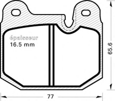 Brake Pad Set, disc brake 142