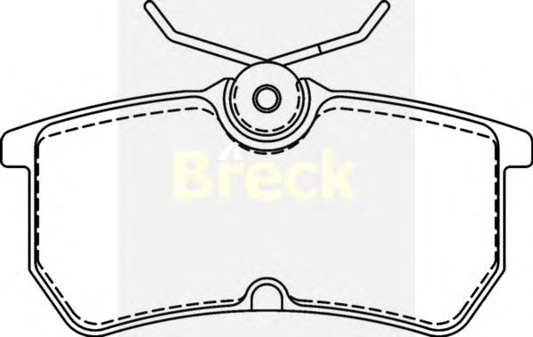 Brake Pad Set, disc brake 23353 00 704 00