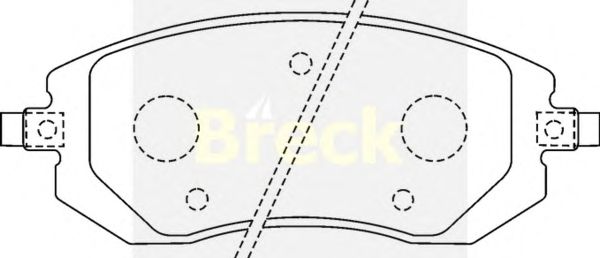 Brake Pad Set, disc brake 23865 00 C