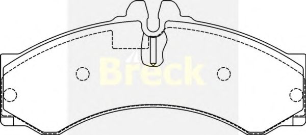 Brake Pad Set, disc brake 29076 00 703 10