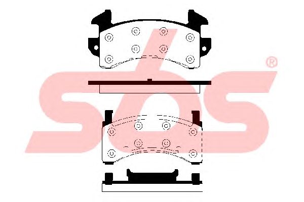 Brake Pad Set, disc brake 1501229201