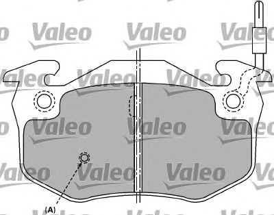 Brake Pad Set, disc brake 597258