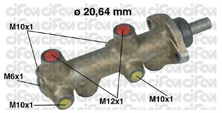 Master Cylinder, brakes 202-043