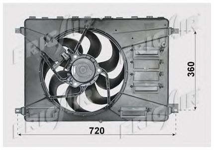 Fan, motor sogutmasi 0505.2027