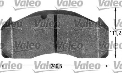 Brake Pad Set, disc brake 541703
